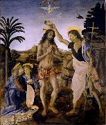 Baptism of Christ Andrea del Verrocchio